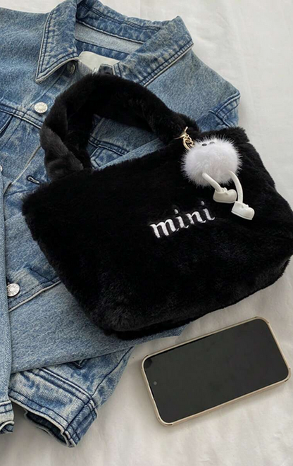 Sac à main en peluche