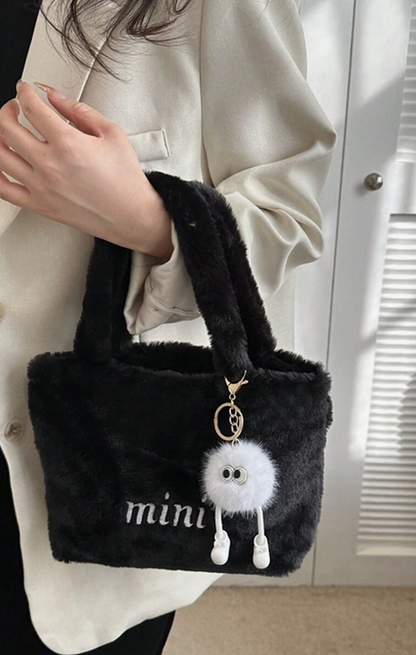 Sac à main en peluche