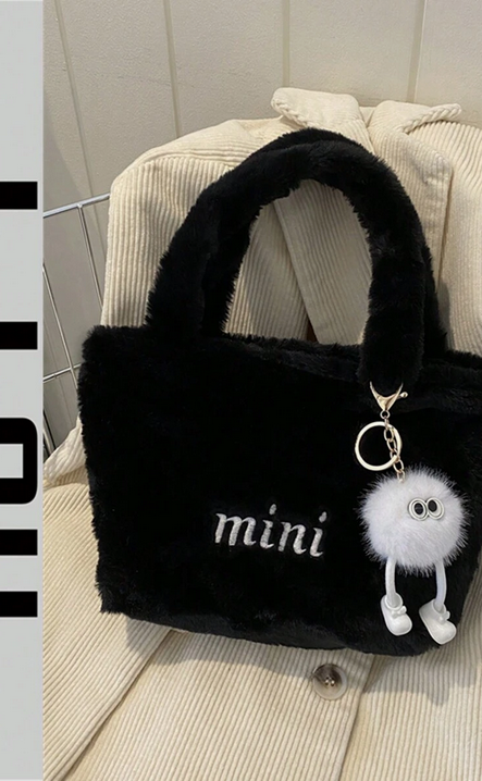Sac à main en peluche