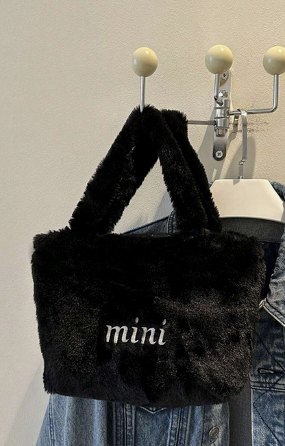 Sac à main en peluche